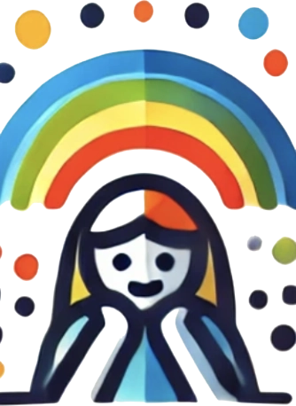 rainbow girl